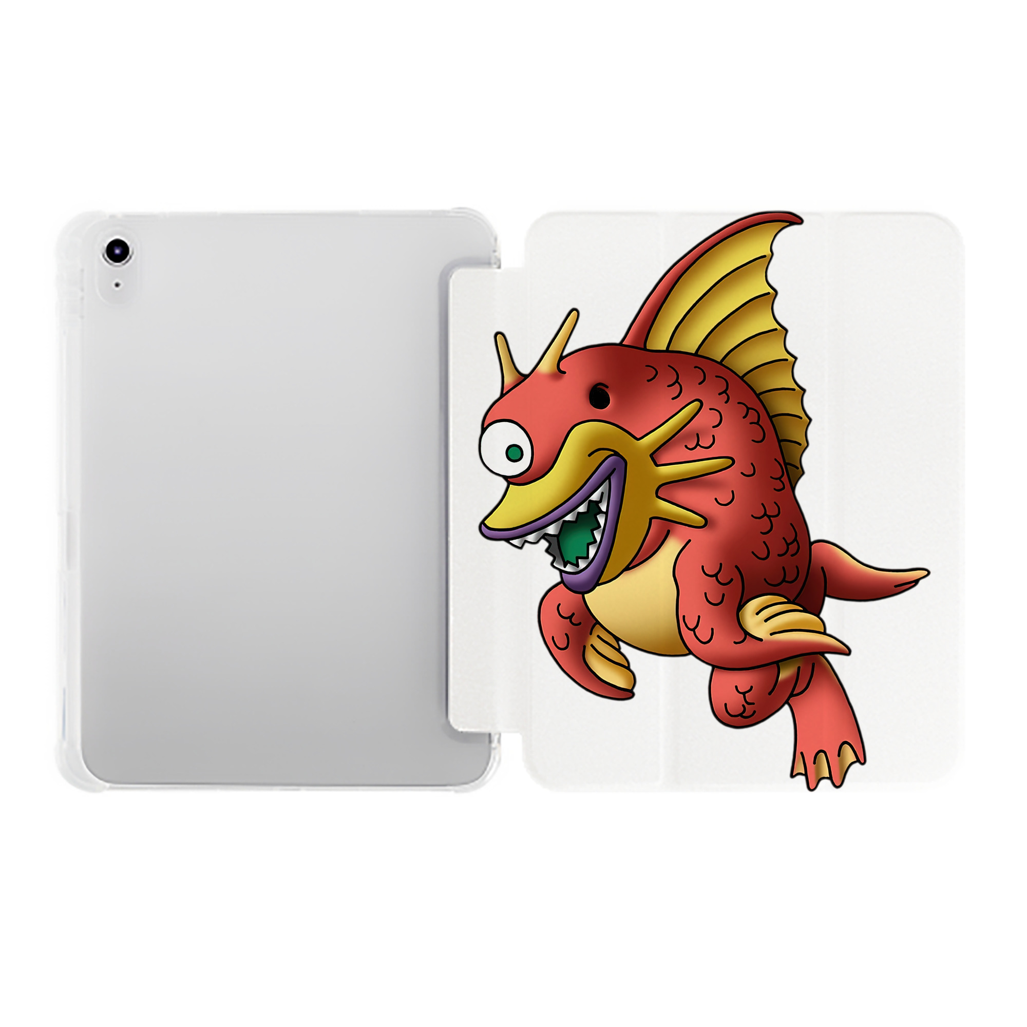 （画像用） ドラゴンクエスト Doragon Kuesuto Dragon Quest IPad ケース ペン収納付き 三つ折りスタンド PUレザー×シリコン 対応機種9.5/10.5/10.9インチ